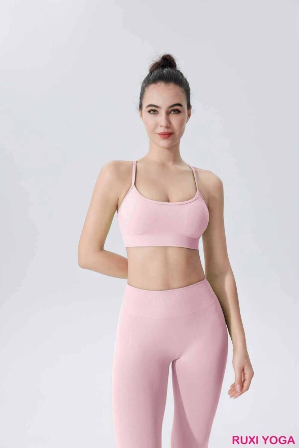 Kadınlar İçin Ayarlanabilir Velcro Askılı Spor Sütyeni