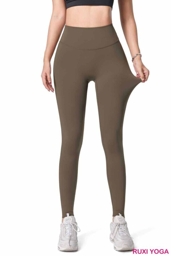Kadınlar İçin Siyah Pamuklu Yoga Pantolonu RUXI tr517