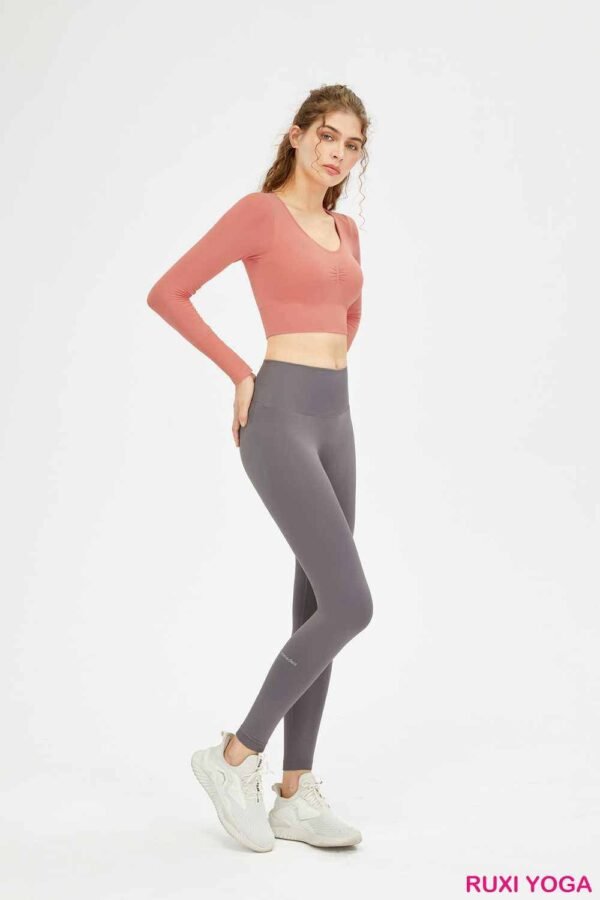 Rahat Kesim Yüksek Bel Yoga Pantolonu RUXI tr01