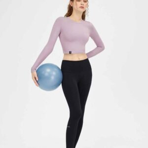 Aktif Giyim İçin Rahat Kesim Çizgili Yoga Pantolonu RUXI