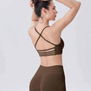 Zümrüt Yeşili Yoga Sporcu Sütyeni RUXI tr1532