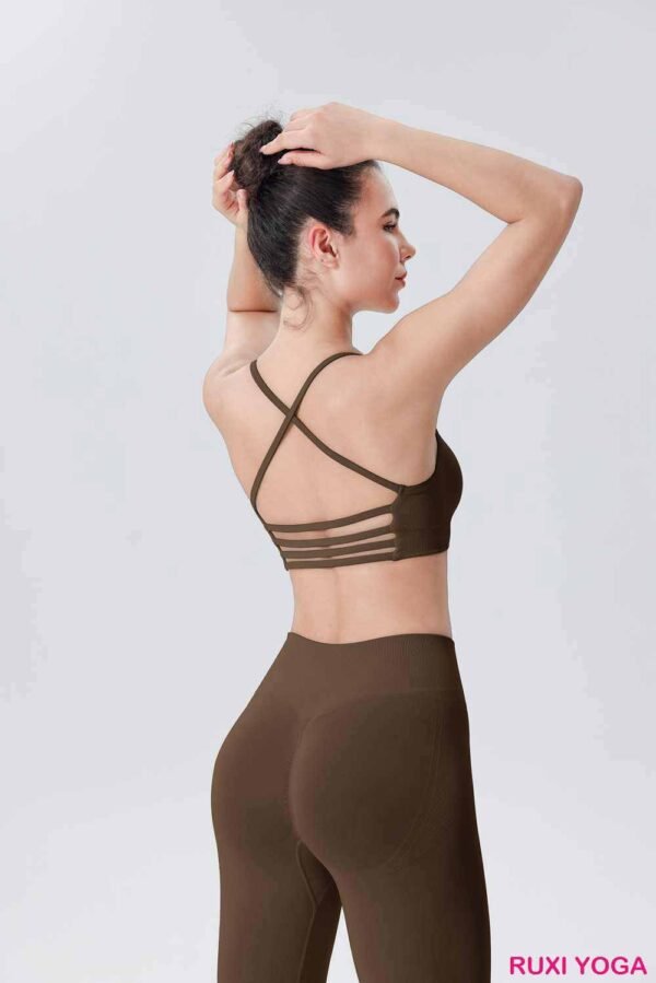 Zümrüt Yeşili Yoga Sporcu Sütyeni RUXI tr1532