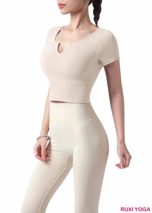 Kadınlar İçin Flare Pamuklu Yoga Pantolonu RUXI tr663
