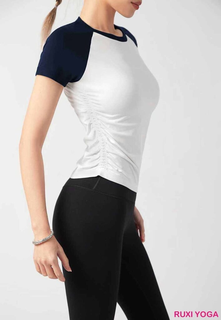 Kadınlar İçin Yüksek Bel Yoga Şortları RUXI tr3908