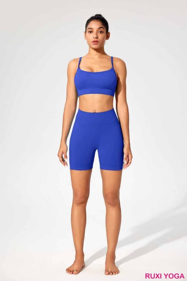 Yüksek Bel 7 8 Uzunluk Yoga Pantolonu RUXI tr409