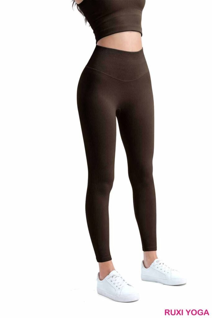 Kadınlar İçin Yüksek Belli Atletik Şortlar RUXI tr3235