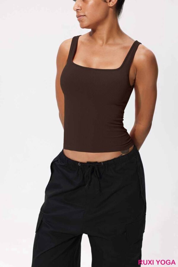 Bayan Siyah Yoga Pantolonu Rahat Kesim RUXI tr889
