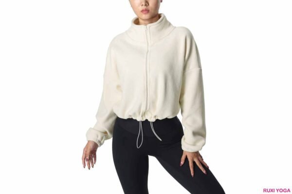 Bayan Yoga Kapşonlu Rahat Spor Giyim RUXI tr1273