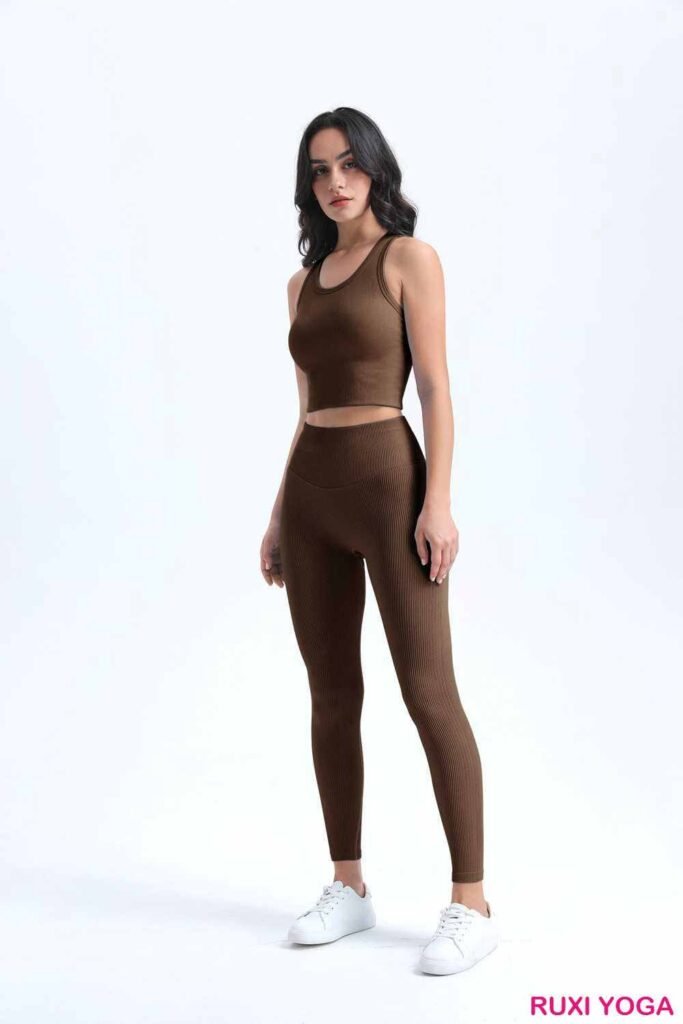 Leopar Desenli Yoga Şortu RUXI tr3232