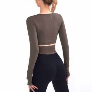 Dikişsiz Crop Top ve Yoga Pantolon Takımı RUXI tr1048
