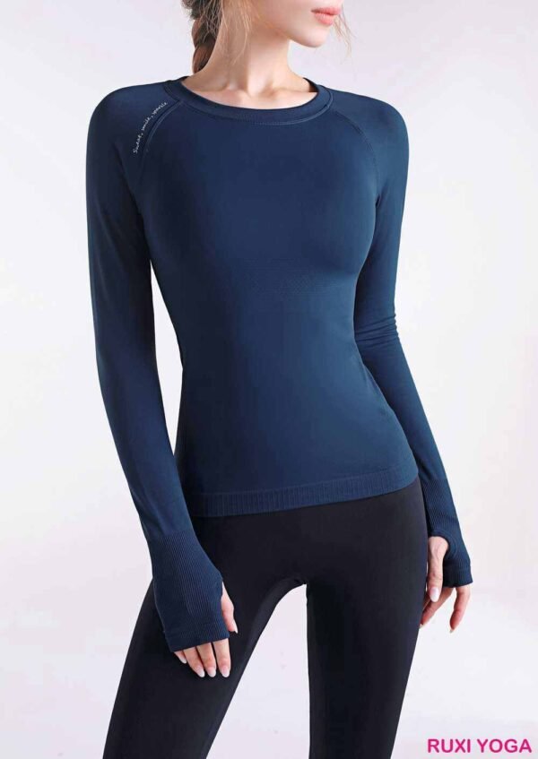 Kadınlar İçin Dikişsiz Esnek Sıkı Yoga Tulumu RUXI tr1337