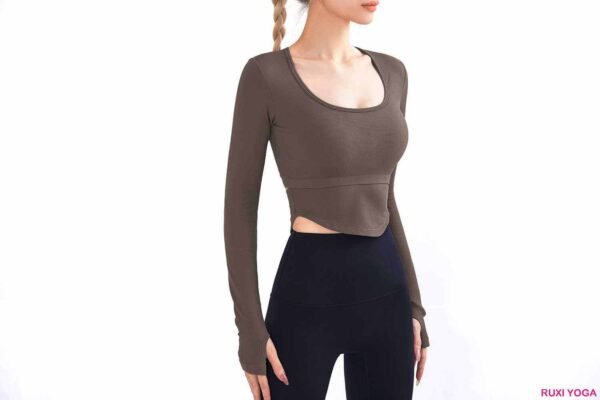 Rahatlık ve Şıklık İçin Yumuşak Pamuklu Yoga Elbisesi RUXI