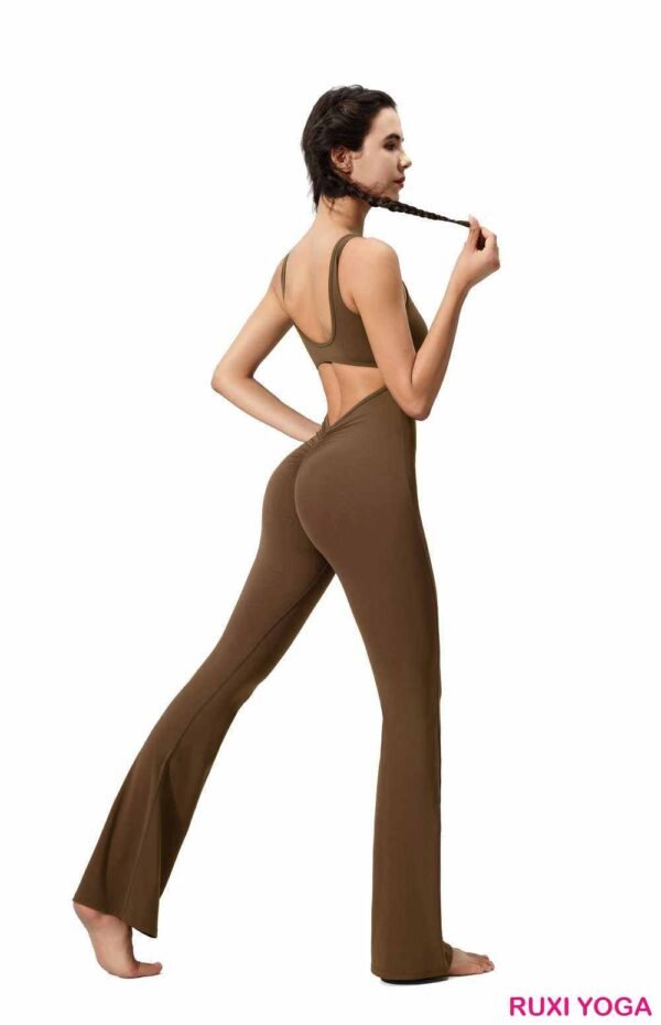 Esnek Polyester Spandex Yoga Pantolonu RUXI tr859