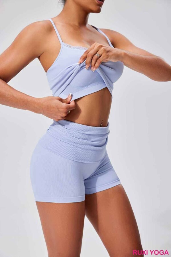 Aktif Giyim İçin Canlı Desenli Yoga Taytları RUXI tr369