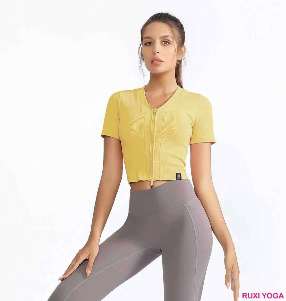 Katlanabilir Bel Bantlı Yoga Şortu RUXI tr3955